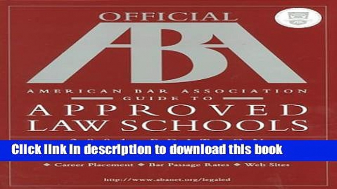 Books Arco Official American Bar Association Guide to Approved Law Schools 2001 Free Online