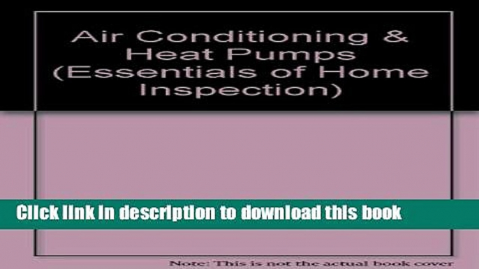 Ebook Air Conditioning   Heat Pumps Free Online