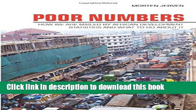 PDF  Poor Numbers: How We Are Misled by African Development Statistics and What to Do about It