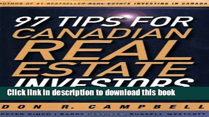 Books 97 Tips for Canadian Real Estate Investors Full Online