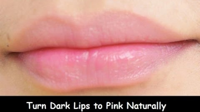 Turn Dark Lips to Soft Pink Lips Naturally in Winter