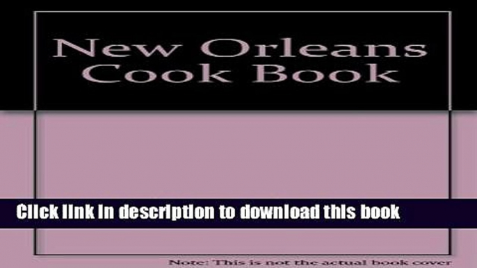 Books New Orleans Cookbook Full Online