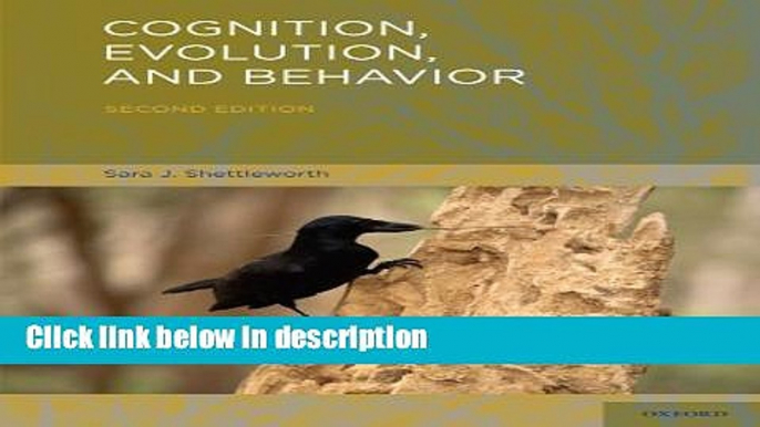 Ebook Cognition, Evolution, and Behavior Full Online