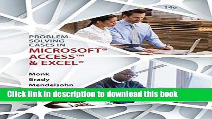 PDF  Problem Solving Cases In Microsoft Access and Excel  Free Books