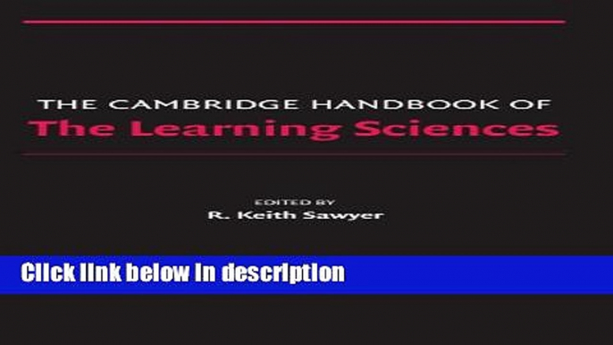 Ebook The Cambridge Handbook of the Learning Sciences (Cambridge Handbooks in Psychology) Full