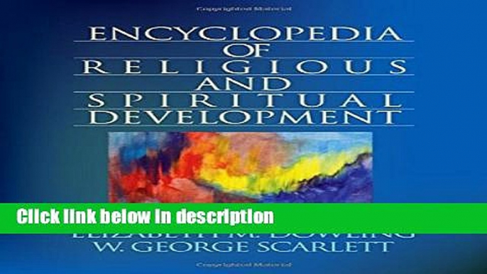 Ebook Encyclopedia of Religious and Spiritual Development (The SAGE Program on Applied