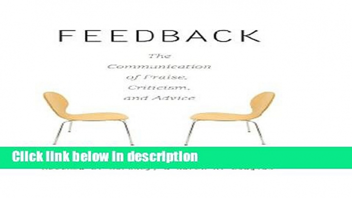 Ebook Feedback: The Communication of Praise, Criticism, and Advice (Language as Social Action)