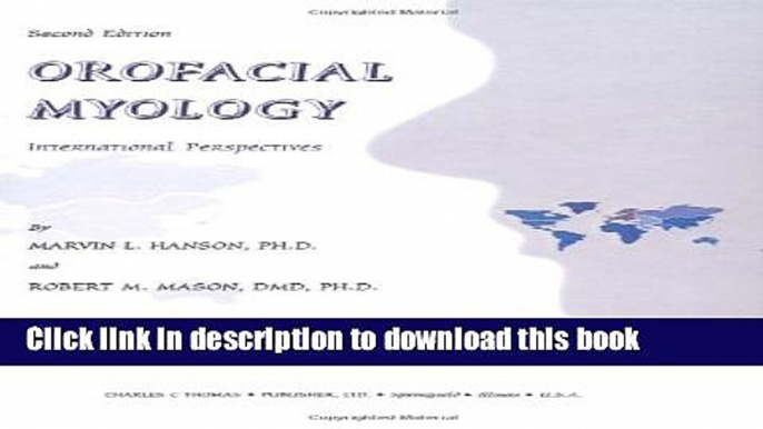 Books Orofacial Myology: International Perspectives Free Online