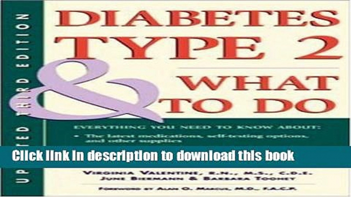 Books Diabetes Type 2    What to Do Free Online