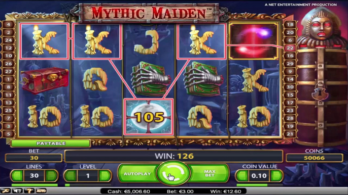 Mythic Maiden od NetEnt Przegląd Automatu Do Gier