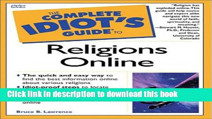 Download  The Complete Idiot s Guide to Religions Online  Free Books