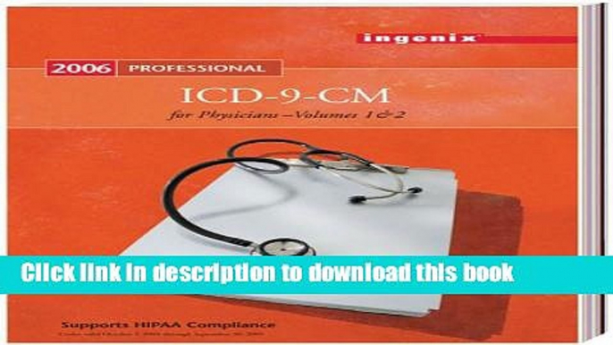 [PDF] ICD-9-CM 2006 Professional for Physicians: International Classification Of Diseases; 9th