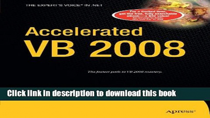 Books Accelerated VB 2008 Free Online