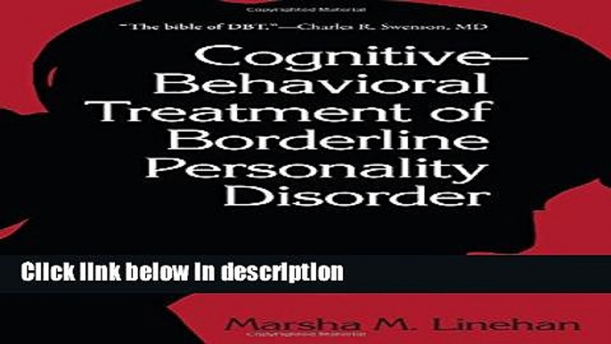 Books Cognitive-Behavioral Treatment of Borderline Personality Disorder Free Online