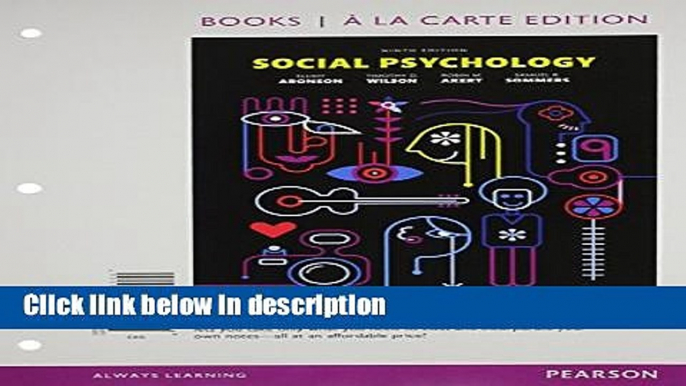 Books Social Psychology, Books a la Carte Edition plus REVEL -- Access Card Package (9th Edition)