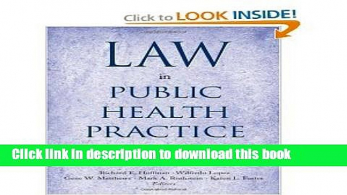 Ebook Law in Public Health Practice Full Online