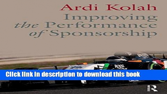 Ebook Improving the Performance of Sponsorship Free Online