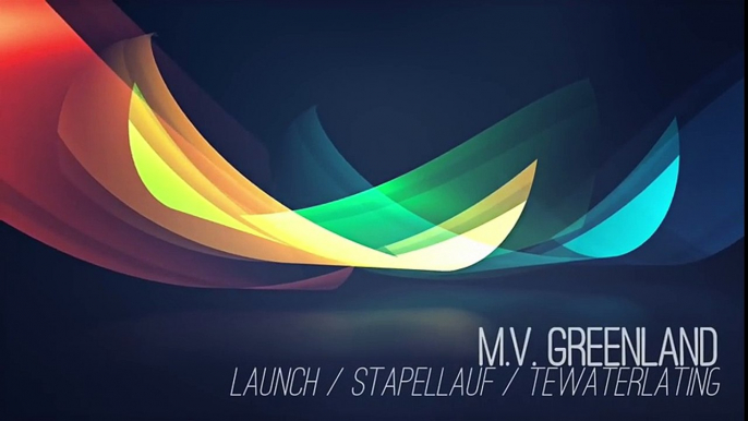 M.V. GREENLAND Launch  Stapellauf  Tewaterlating by DJI Phantom 3 Drone @ Ferus Smit