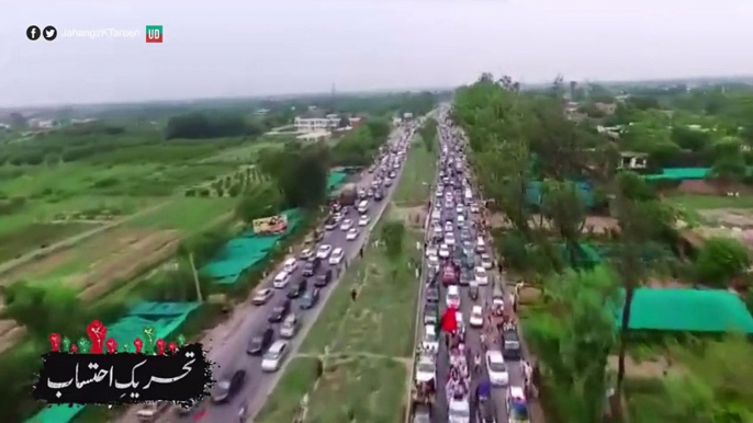 HD Aerial View Of PTI Ehtisab Rally