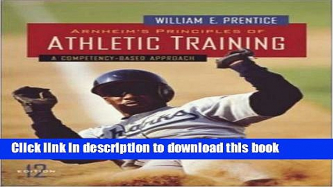 Books Arnheim s Principles of Athletic Training: A Competency-Based Approach with eSims Bind-in