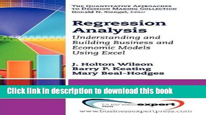 [PDF] Regression Analysis: Understanding and Building Business and Economic Models Using Excel