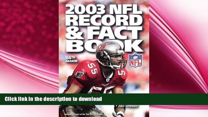 READ book  2003 NFL Record   Fact Book, 84th Season (Official 2003 National Football League