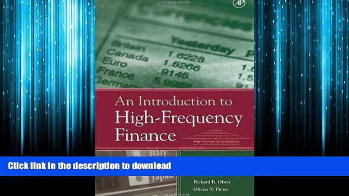 READ THE NEW BOOK An Introduction to High-Frequency Finance READ EBOOK