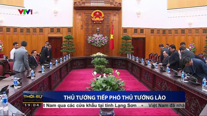 Thủ tướng Nguyễn Xuân Phúc tiếp phó Thủ tướng Lào