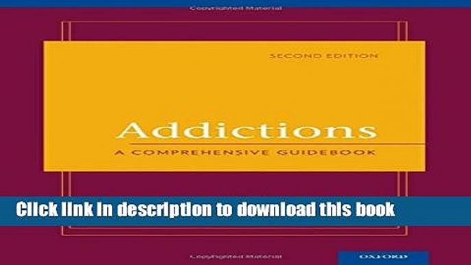 Ebook Addictions: A Comprehensive Guidebook Full Online