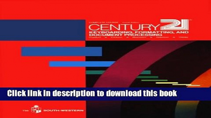 Ebook Century 21 Keyboarding, Formatting, and Document Processing Free Online