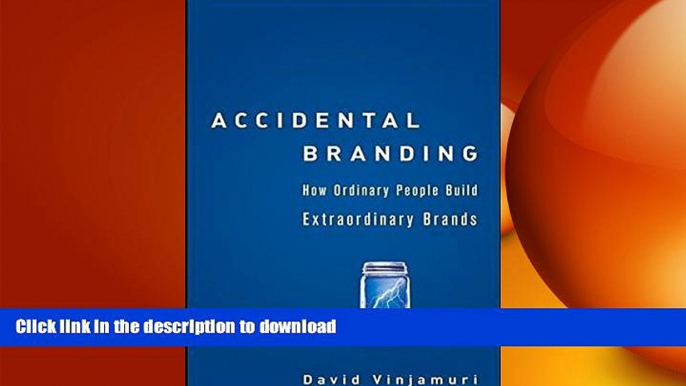 READ THE NEW BOOK Accidental Branding: How Ordinary People Build Extraordinary Brands FREE BOOK