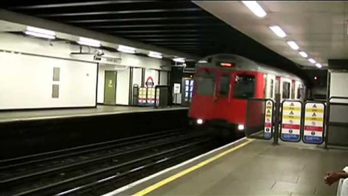 D78 Stock On The District Line Train At Tower Hill Station Heading For Upminster Station