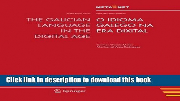 Ebook The Galician Language in the Digital Age Full Download