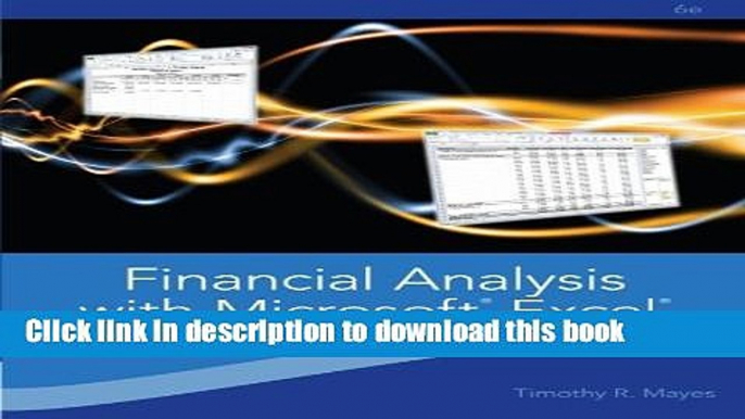 [PDF] Financial Analysis with Microsoft Excel Free Books