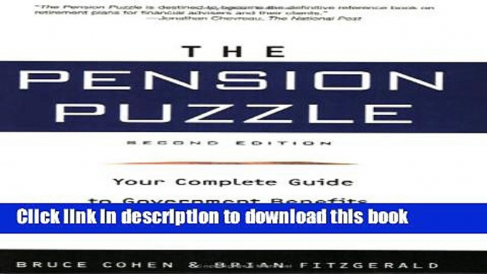 [PDF] The Pension Puzzle: Your Complete Guide to Government Benefits, RRSPs, and Employer Plans