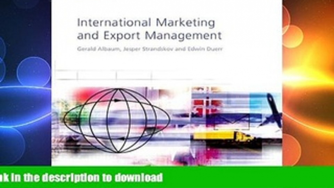 EBOOK ONLINE International Marketing and Export Management (4th Edition) READ PDF FILE ONLINE