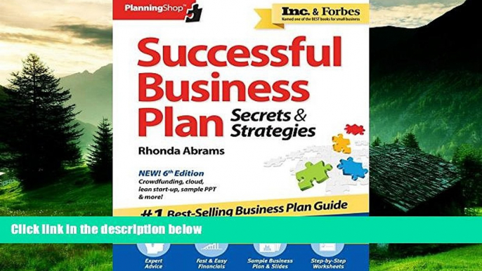 READ FREE FULL  Successful Business Plan: Secrets   Strategies (Successful Business Plan Secrets