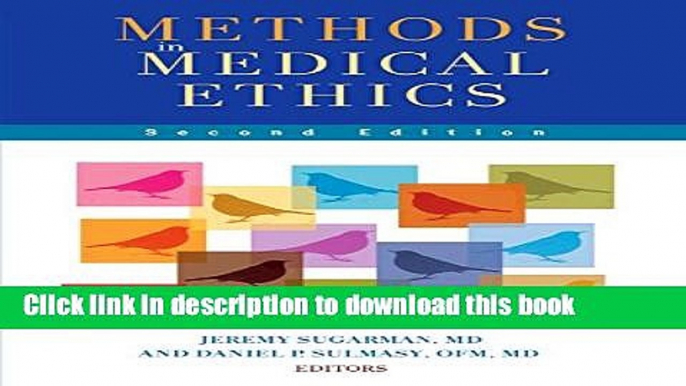 Books Methods in Medical Ethics Free Online