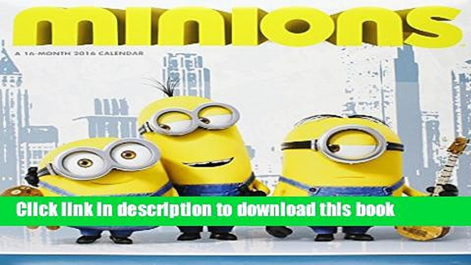 Ebook Minions 2016 Wall Calendar Full Download