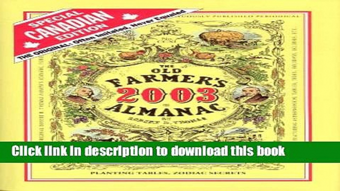 Books 2003 Old Farmers Almanac Free Online