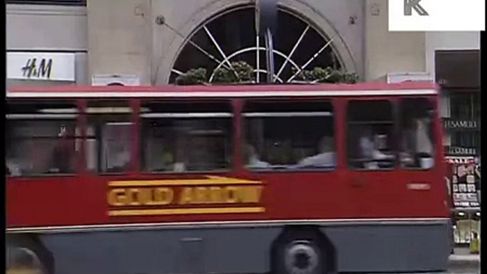 1990s High Street Kensington London, Tube Station