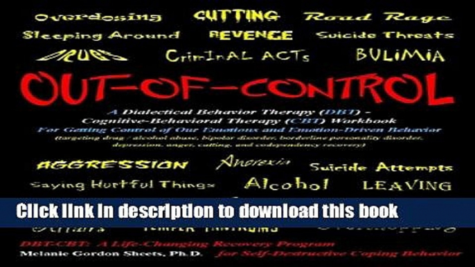 Books Out-of-Control: A Dialectical Behavior Therapy (DBT) - Cognitive-Behavioral Therapy (CBT)