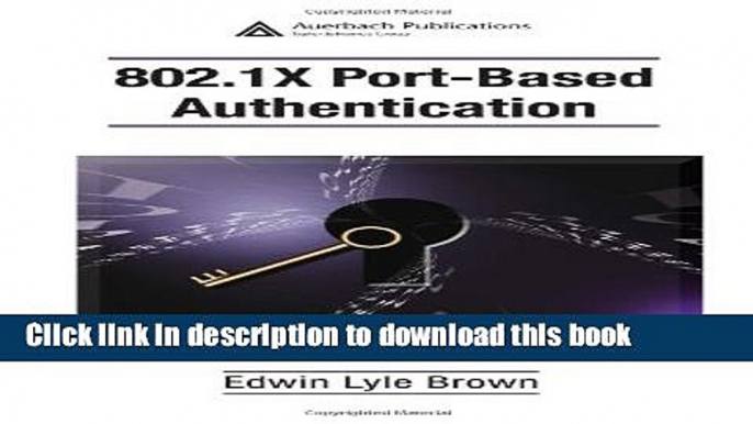 Ebook 802.1X Port-Based Authentication Free Online