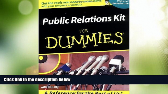 Must Have  Public Relations Kit For Dummies (For Dummies (Lifestyles Paperback))  READ Ebook