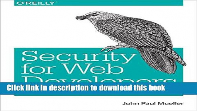 Books Security for Web Developers: Using JavaScript, HTML, and CSS Free Download