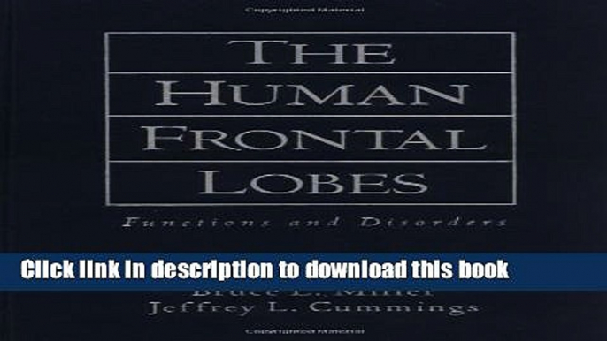 Ebook The Human Frontal Lobes: Functions and Disorders Free Online