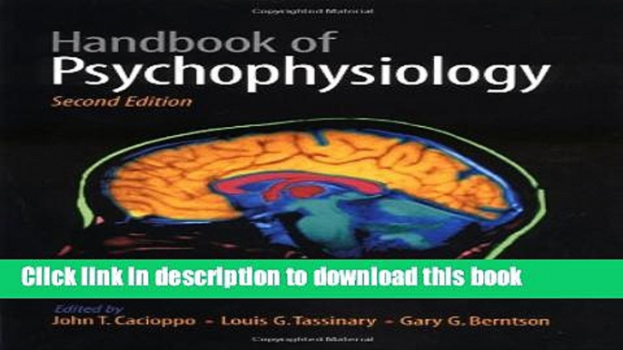 Books Handbook of Psychophysiology Free Online