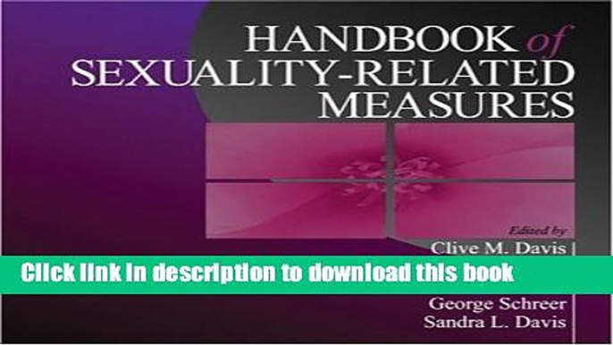 Ebook Handbook of Sexuality-Related Measures Full Online