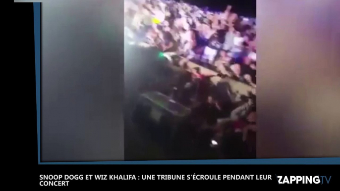 Snoop Dogg et Wiz Khalifa : Une tribune s’écroule pendant un de leur concert