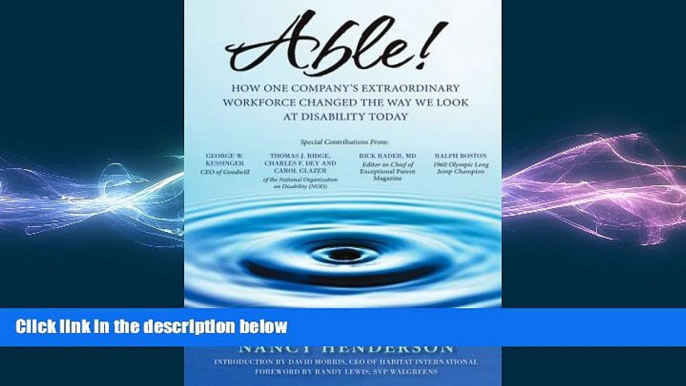 READ book  Able!: How One Company s Extraordinary Workforce Changed the Way We Look at Disability